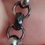 belcher chain. black / silver diamond cut Image 2