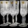 6 x Vintage Royal Doulton Crystal Champagne Flutes Image 5
