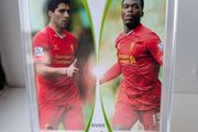Luis Suarez and Daniel Sturridge Liverpool FC Topps Total Football Duos /75