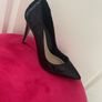 Black Sequinned Classic Stillettoes Image 8
