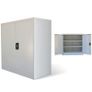 Office Cabinet with 2 Doors Grey 90 cm Steel Image 2