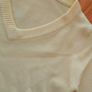 Women's yellow v-neck jumper Image 2