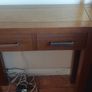 Walnut hall console table for sale Image 7