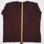 Chocolate Brown Oversized Batwing Sleeve Ribbed Knit Slouchy Wool Cashmere Jumper 14-16UK/42-44EU Image 8