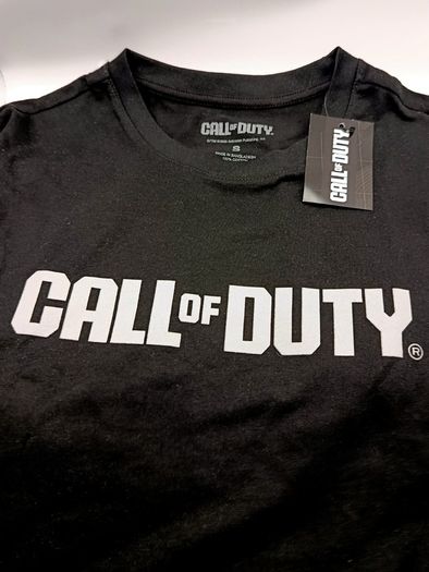 Black T-Shirt Size S - Call of Duty Logo Licensed Merch Activision Primark New