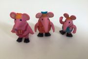 3 Small Vintage CBBC Clanger figures