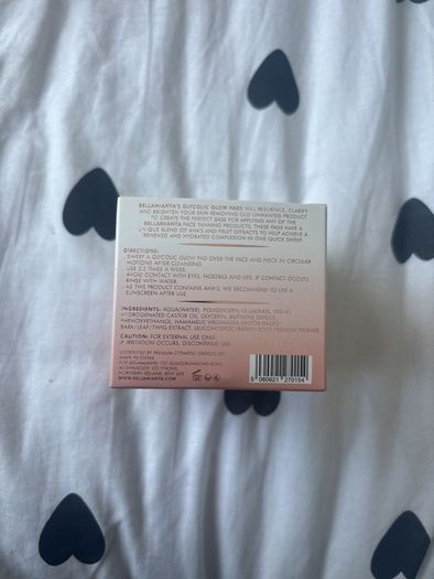 Bellamianta glycolic glow pads - 100 pads
