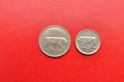 2 Irish 5p 1978/1998