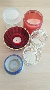 Misc candle holders/ decor