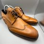 Barker Brooke Brogue Shoe - Cedar Calf - Size-UK 7.5 EU 41.5 - Made in England Image 6