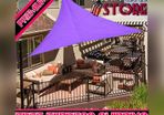 Sun Shade Sail Waterproof Triangle Sun Shade UV Block Sunscreen Awning Garden Beach Patio Canopy 3x3x3m MULTIPLE SIZES/COLOURS AVAILABLE (FREE SHIPPING)
