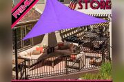 Sun Shade Sail Waterproof Triangle Sun Shade UV Block Sunscreen Awning Garden Beach Patio Canopy 3x3x3m MULTIPLE SIZES/COLOURS AVAILABLE (FREE SHIPPING)