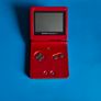 Gameboy Advance  SP Flame Red Image 4