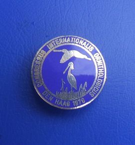 INTERNATIONAL ORNITHOLOGISTS CONGRESS 1970 (The Hauge, Netherlands) - a delegate's attendance badge