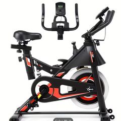 Exercise Bike Indoor Cycling Bike with Silent Belt