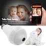 360 HD Wifi Bulb Hidden IP Camera LED Panoramic Home Security Spy Cam Light CCTV Image 9