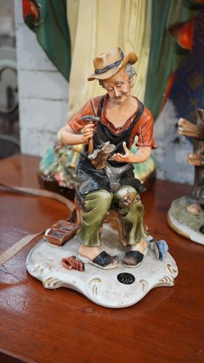 Porcelain Figurine - Shoemaker at Work
