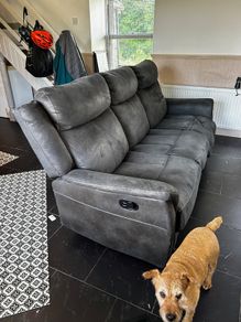 Large Recliner Couch + Chair