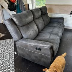 Large Recliner Couch + Chair