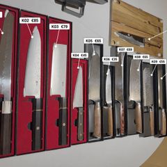Japanese Style Chef Knives Ginsan Damascus Steel