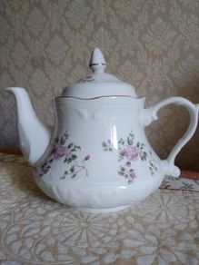 Large Porcelain Tea Pot Wloclawek Poland
