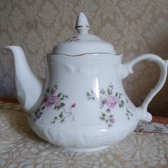 Large Porcelain Tea Pot Wloclawek Poland