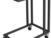 Side Table Sofa Table Coffee Table Easy to Assemble Sturdy Living Room Table on Wheels