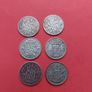 6 x .500 Silver Sixpence 1928 x 2, 36, 38, 39, 45 Image 4