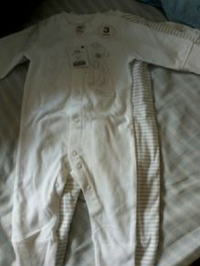 NEXT BNWT 3pk Sleepsuits up to 3mths