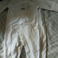 NEXT BNWT 3pk Sleepsuits up to 3mths