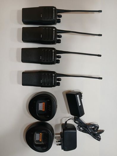 4 X Motorola DP1400 Digital Professional Walkie Talkie