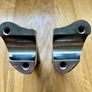 NEW Drag Specialties Black 5.5" Pullback Risers  Forged Aluminum (Harley / 1" Bars) Image 2