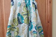 Free style cotton Summer tropical theme dress age 6