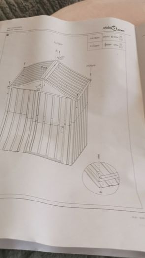 For sale metal XL shed