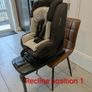 Car seat , mine rebl , 360 degree spin 7position , Recliner Image 3