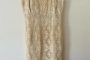 LK Bennett Cream Lace Shift Dress UK 12 EUR 40 Bridal Occasion Races Christening