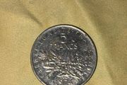 1974 5 Franc French Coin
