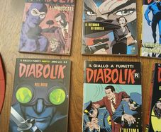 DIABOLIK - 10 Italian comic books