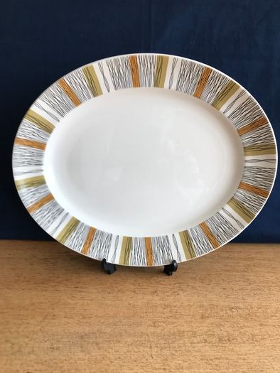Vintage Retro Sienna Midwinter Oval Dish
