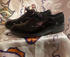 MARCO TOZZI Black Patent Derby Flats