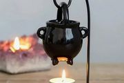 3in1 Set: Witchy Tea Light Holder &amp; Aroma Oil Burner - unique gift