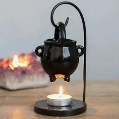 3in1 Set: Witchy Tea Light Holder & Aroma Oil Burner - unique gift