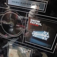 snow patrol double platinum award