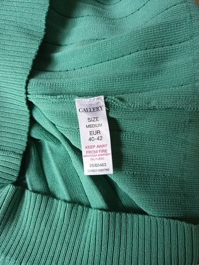 Gallery  Jade Green  Cardigan.   S.- Medium- 12-14. New - No Tag.