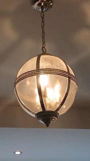 Beautiful ceiling light.2 yrs old.Perfect condition.Purchased in Stillorgan Decor.