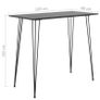 5 Piece Bar Set Black and White Image 10