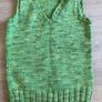 2 hand knitted boys body warmers Image 3
