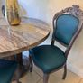 Beautiful Italian Marble table with 4 chairs Image 10