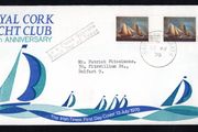 1970 Ireland Royal Cork Yacht Club (250th Anniversary) Commemorative Stamp Irish Times Illustrated First Day Cover (FDC) with Baile Atha Cliath (Dublin) cancel