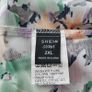 Shein green & orange floral dress, Size 2XL / UK20 Image 5